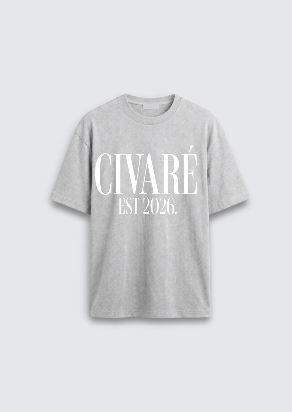Collective Essential Tee - Grey/White