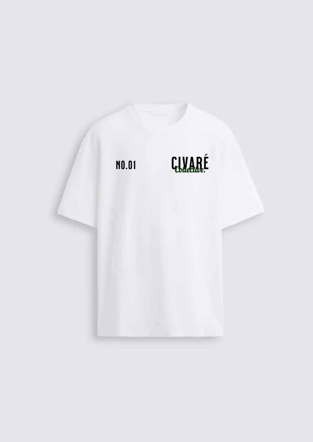 Collective Tee NO.01 - White/Green