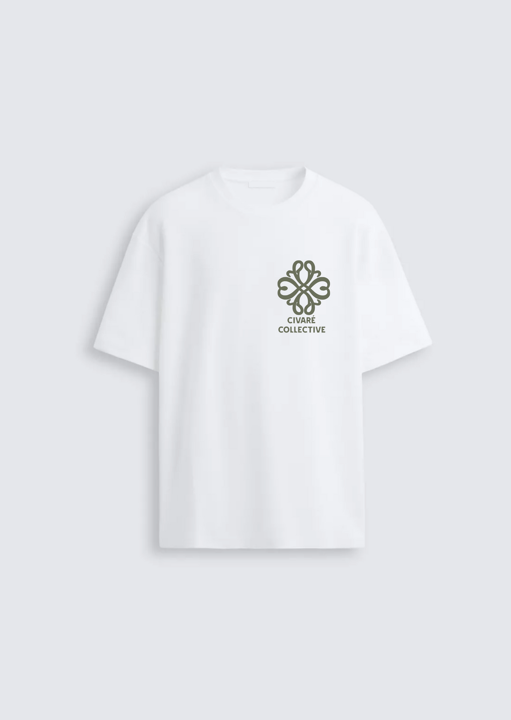 Civaré Studios tee - White/Olive