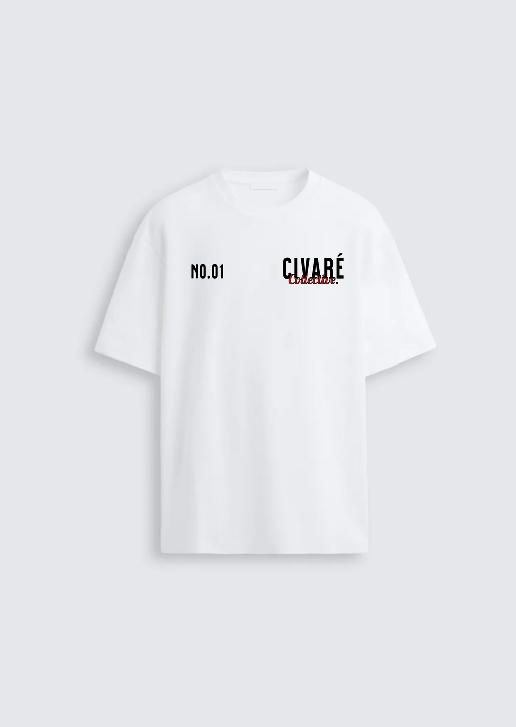 Collective Tee NO.01 - White/Red