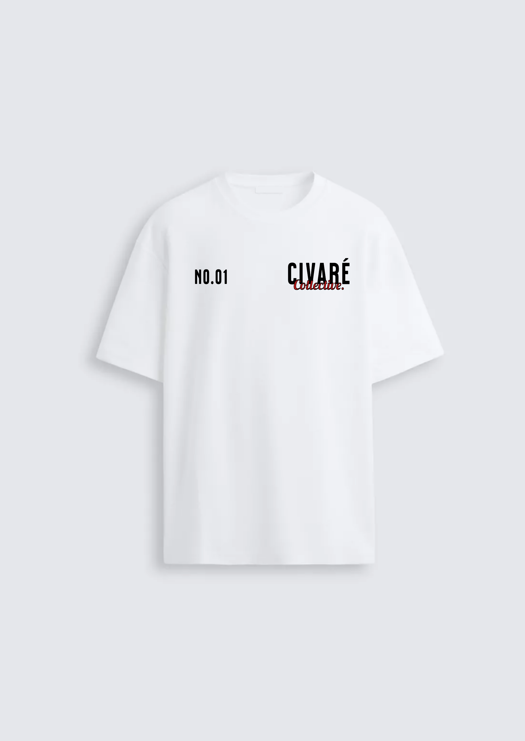 Collective Tee NO.01 - White/Red