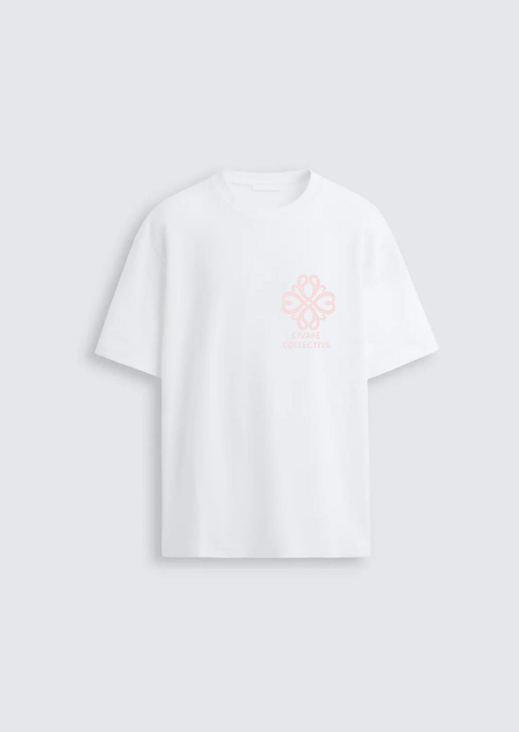 Civaré Studios tee - White/Pink