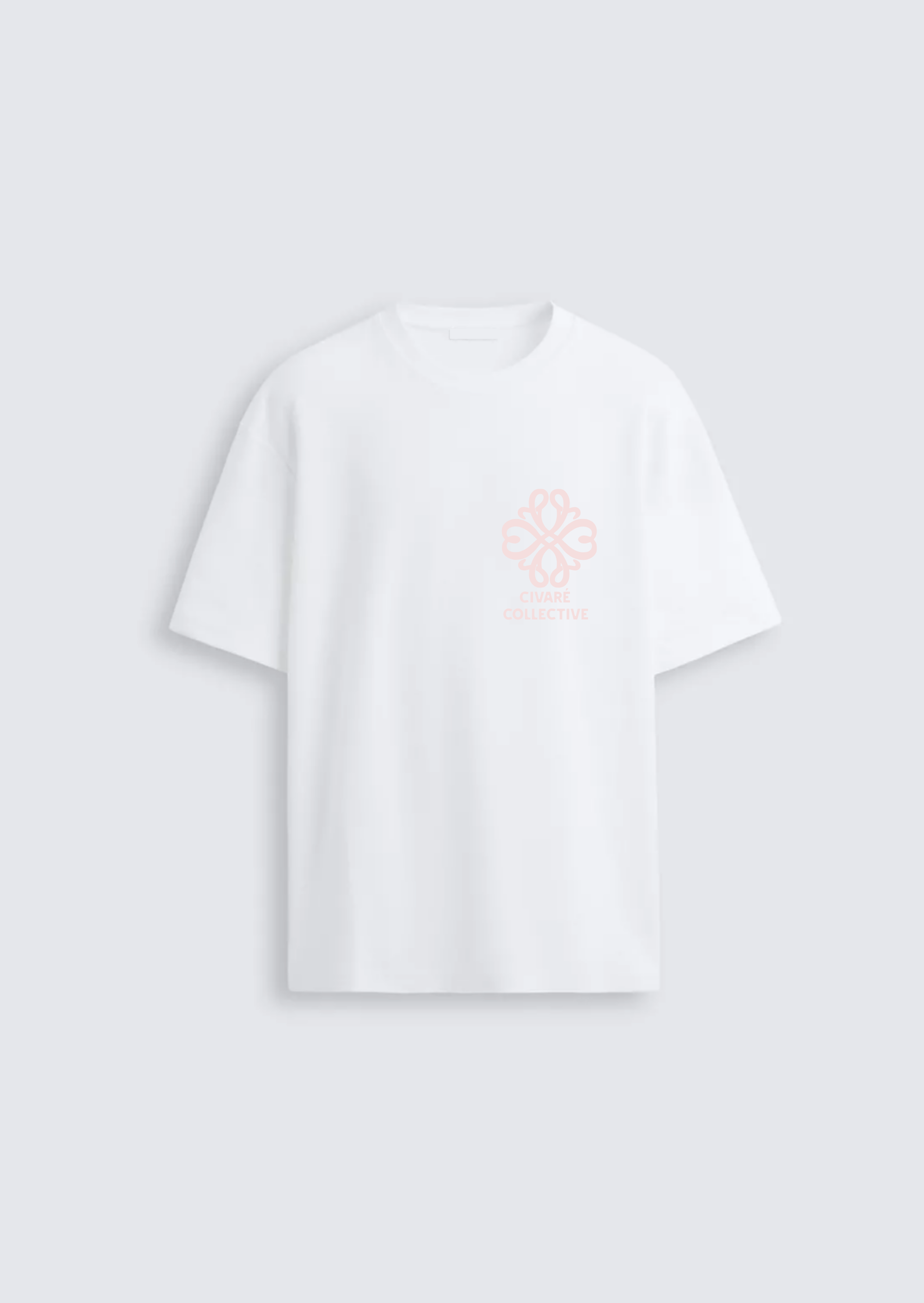 Civaré Studios tee - White/Pink