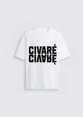 Collective Mirror tee - White/Black