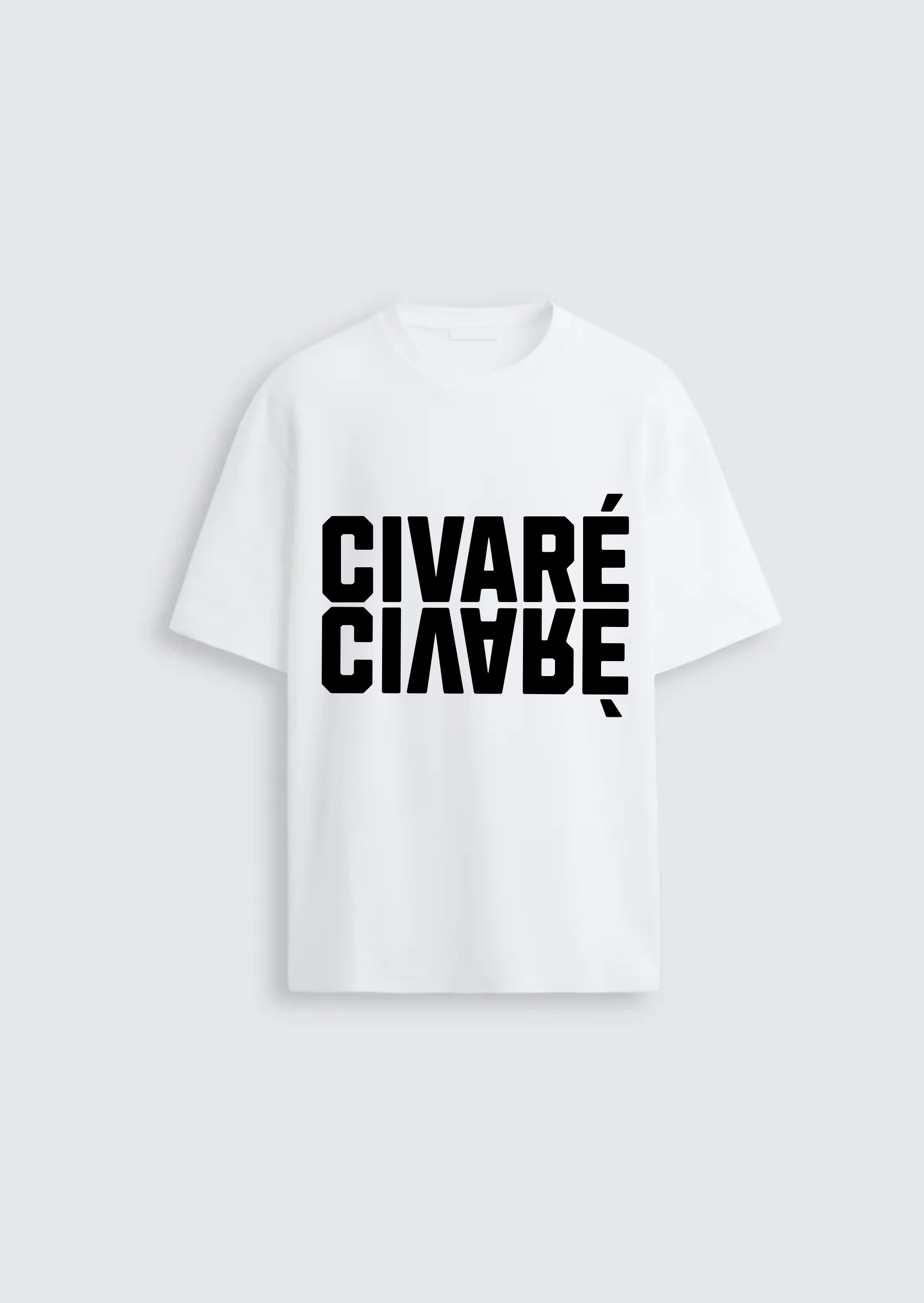 Collective Mirror tee - White/Black
