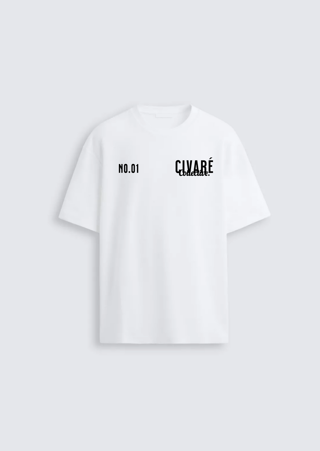 Collective Tee NO.01 - White/Black