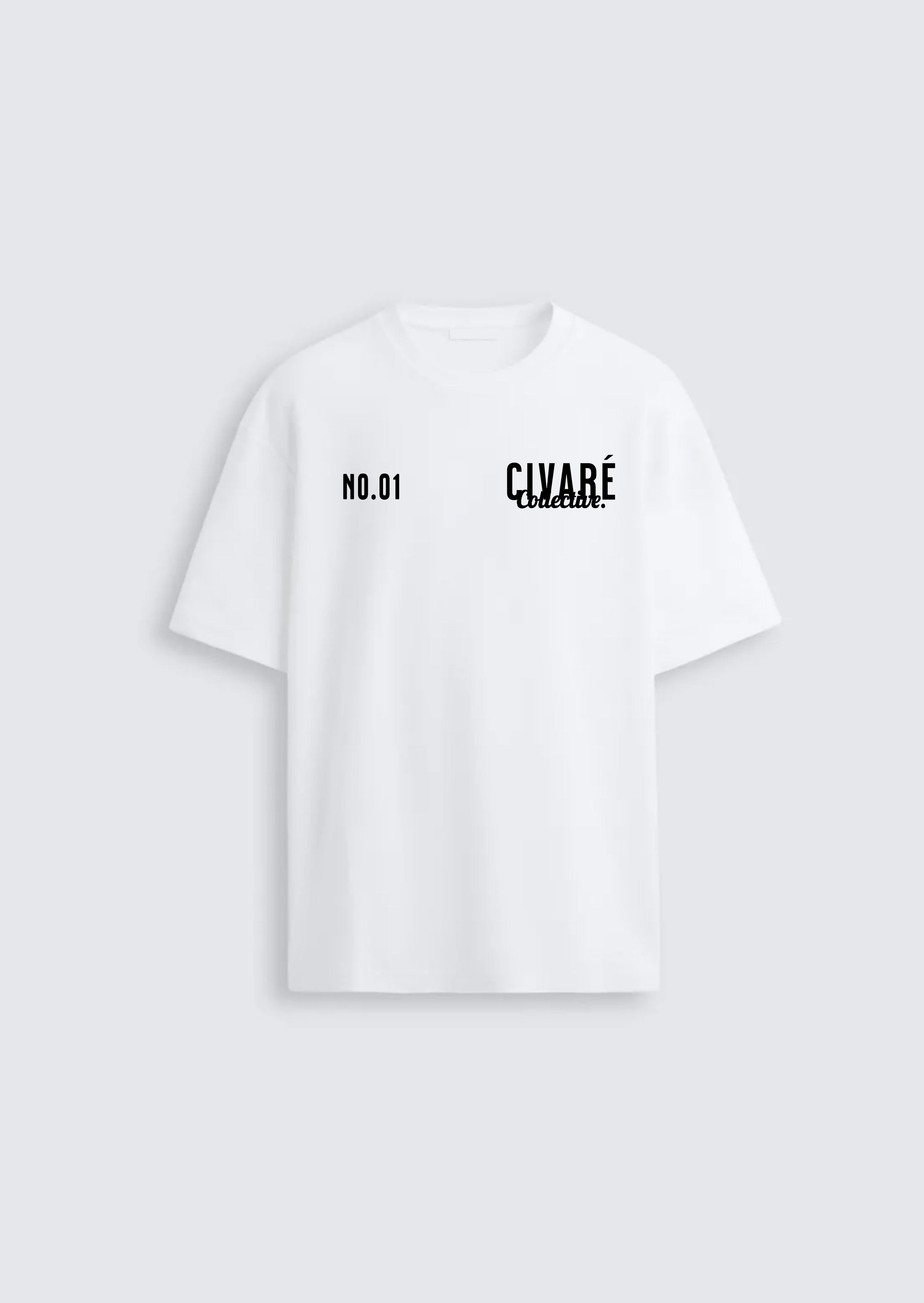 Collective Tee NO.01 - White/Black