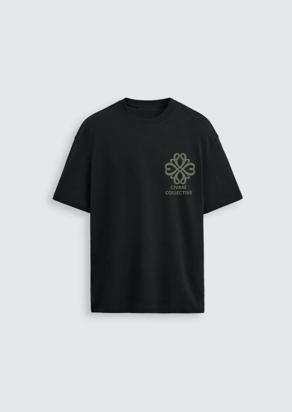 Civaré Studios tee - Black/Olive