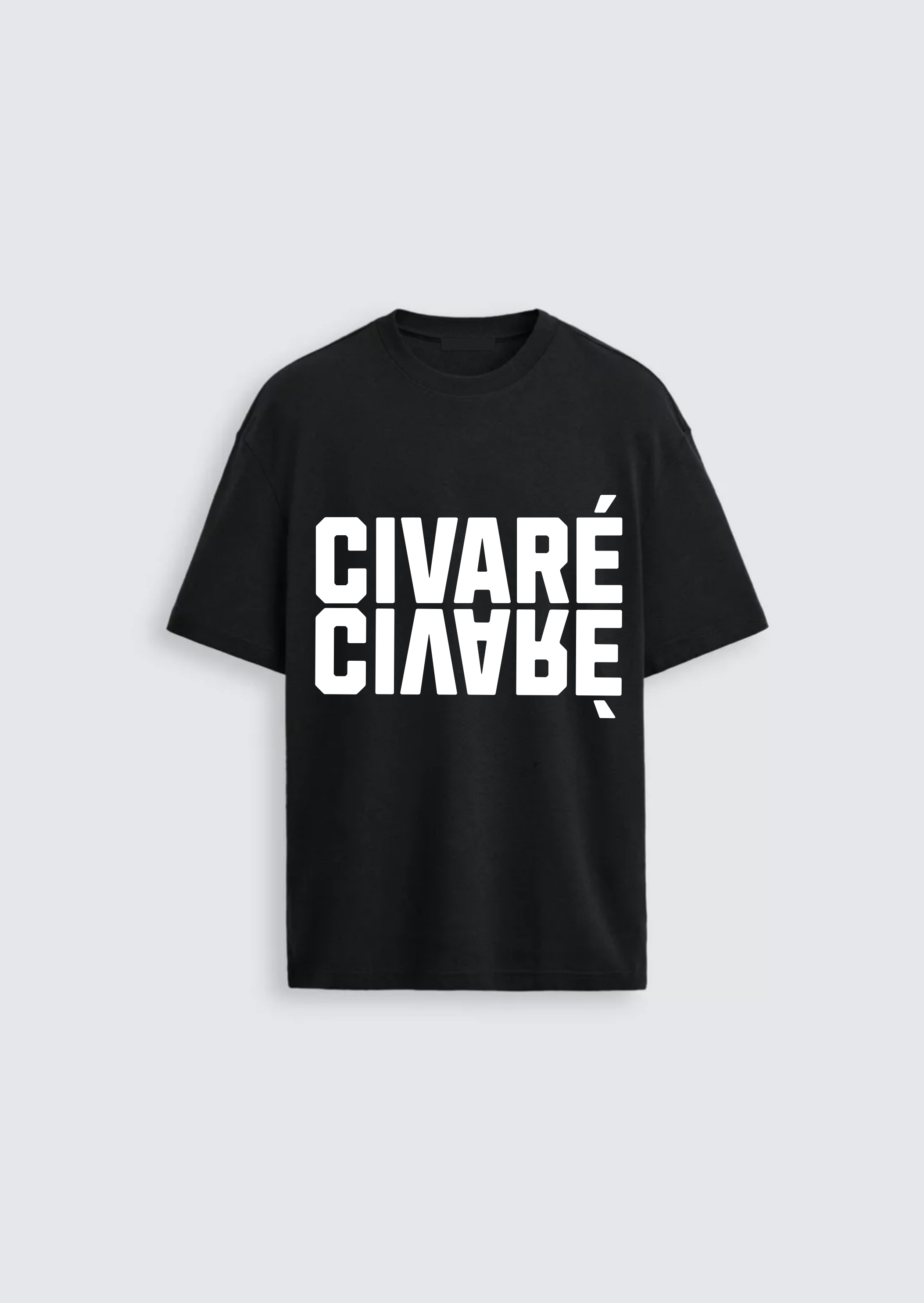 Collective Mirror tee - Black/White