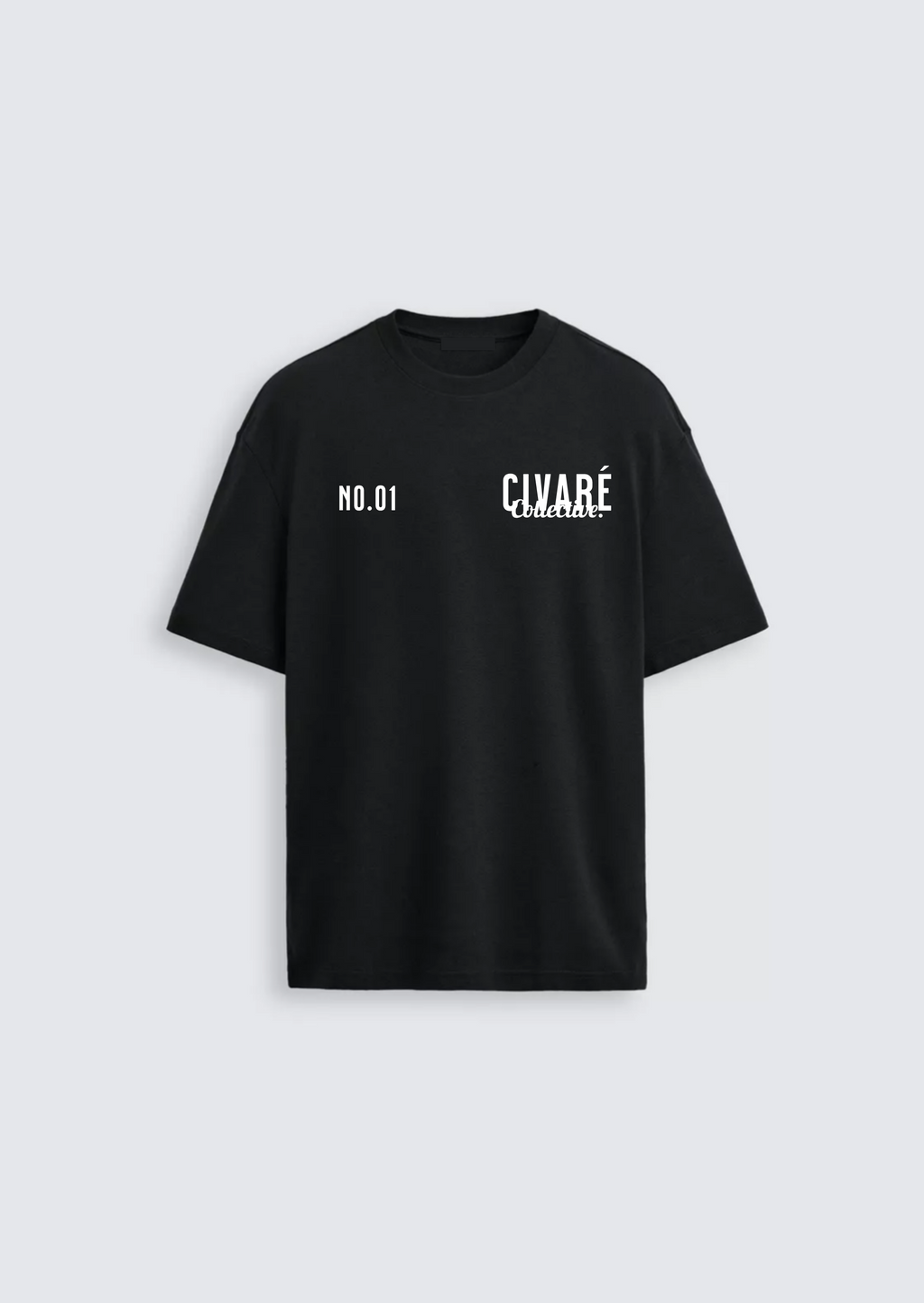 Collective Tee NO.01 - Black/White
