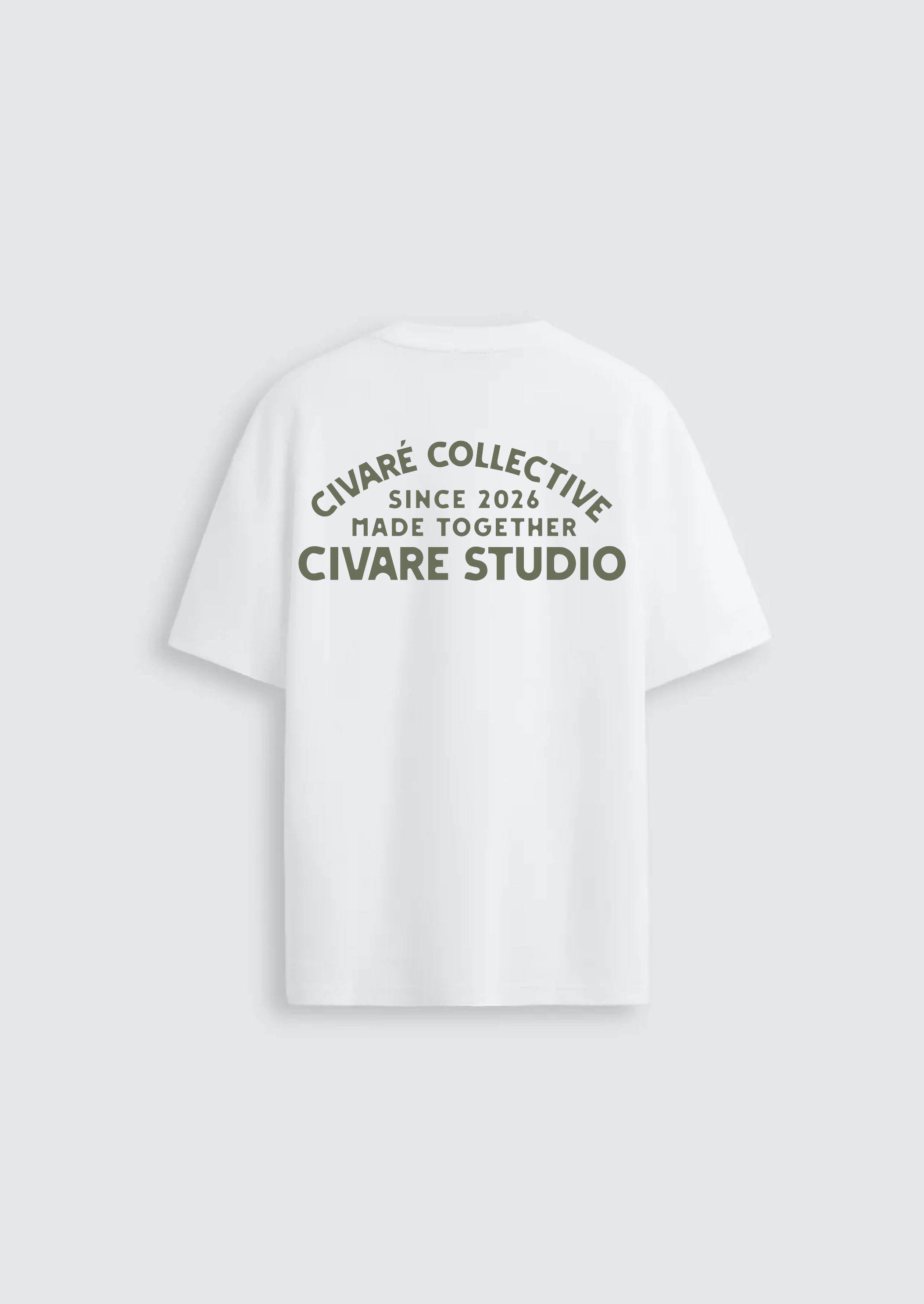Civaré Studios tee - White/Olive