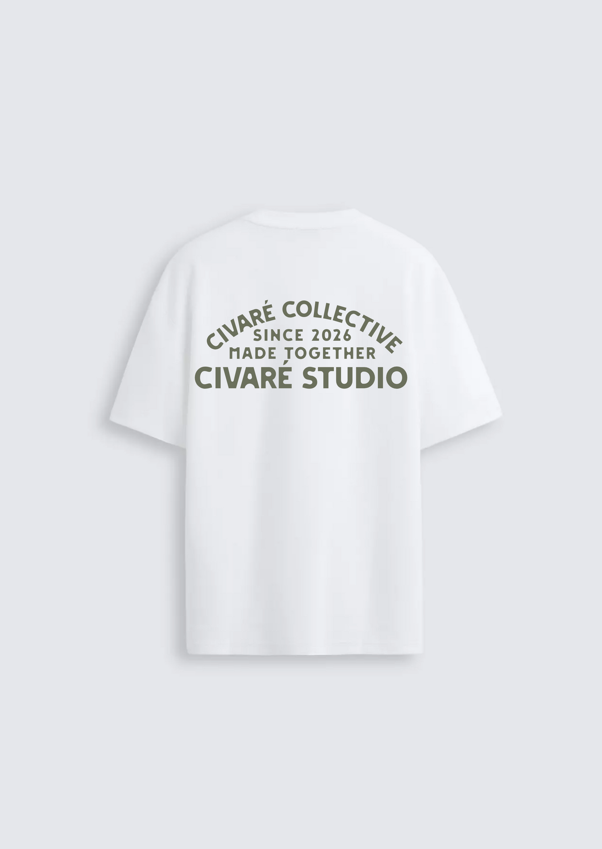 Civaré Studios tee - White/Olive