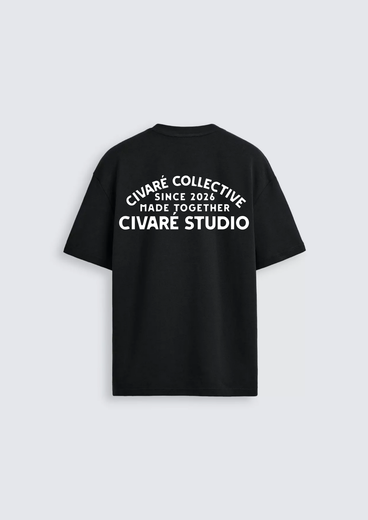 Civaré Studios tee - Black/White