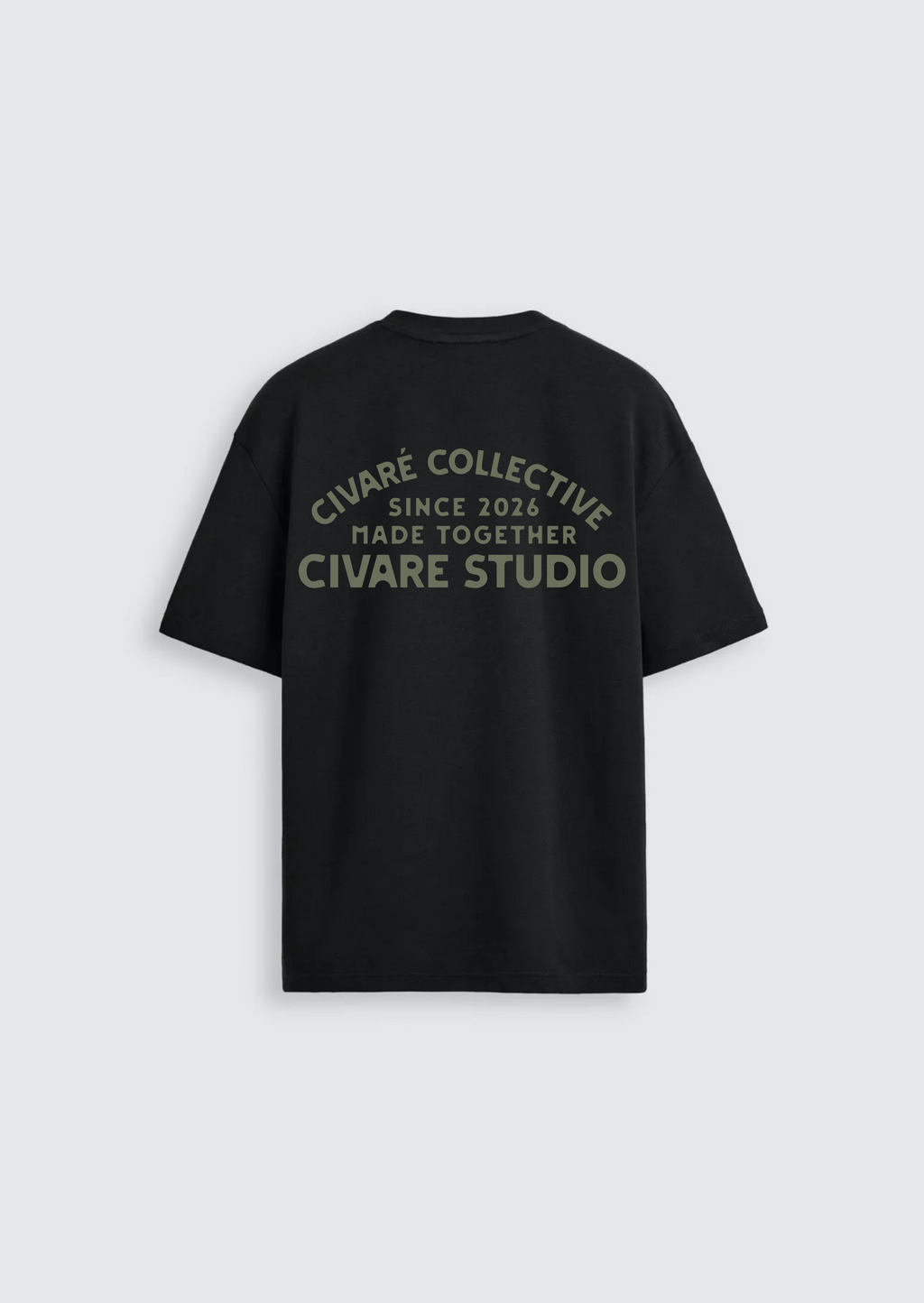 Civaré Studios tee - Black/Olive
