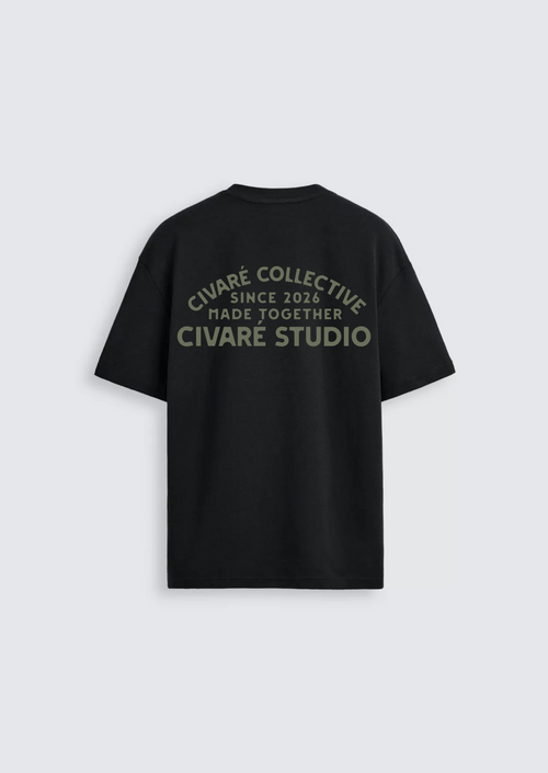 Civaré Studios tee - Black/Olive