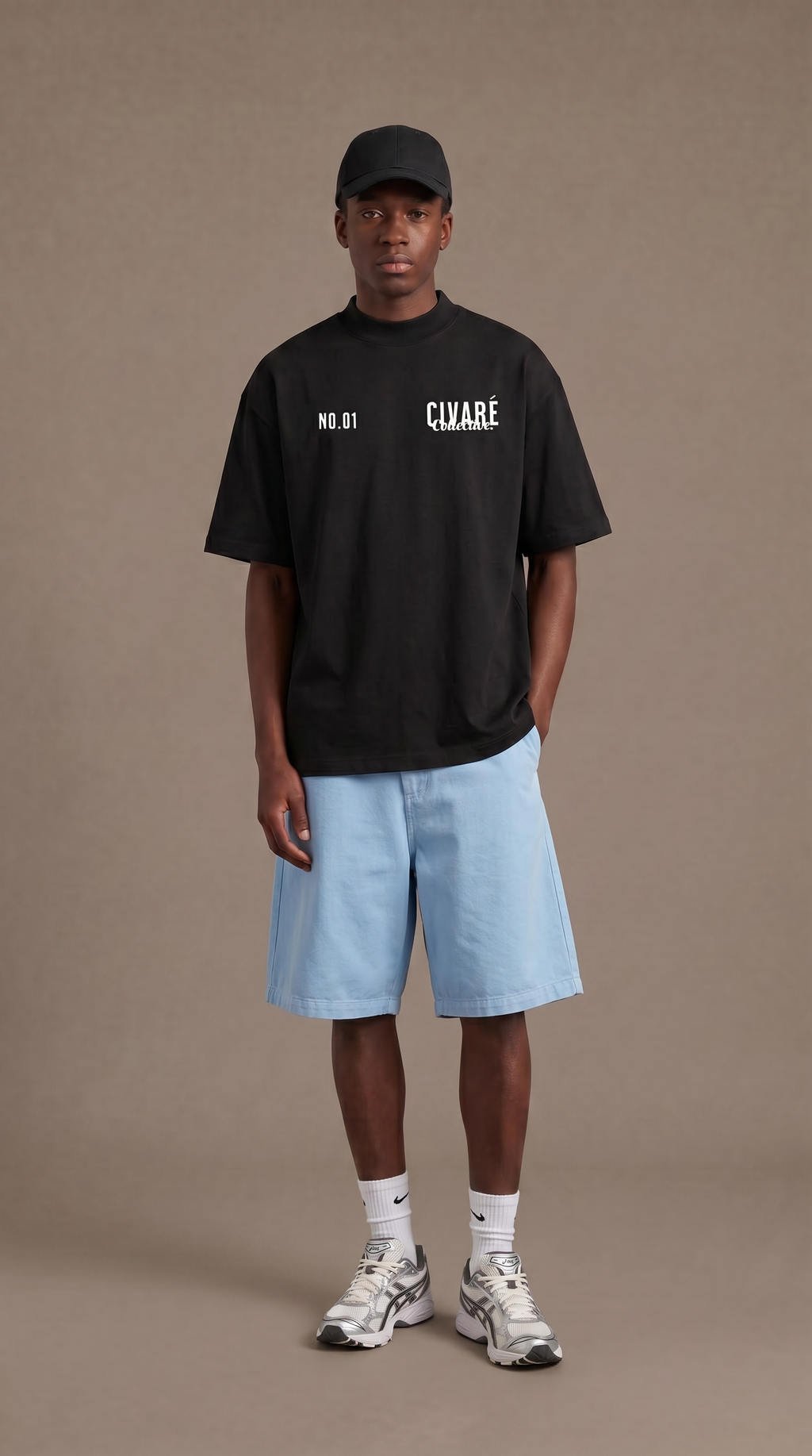 Collective Tee NO.01 - Black/White