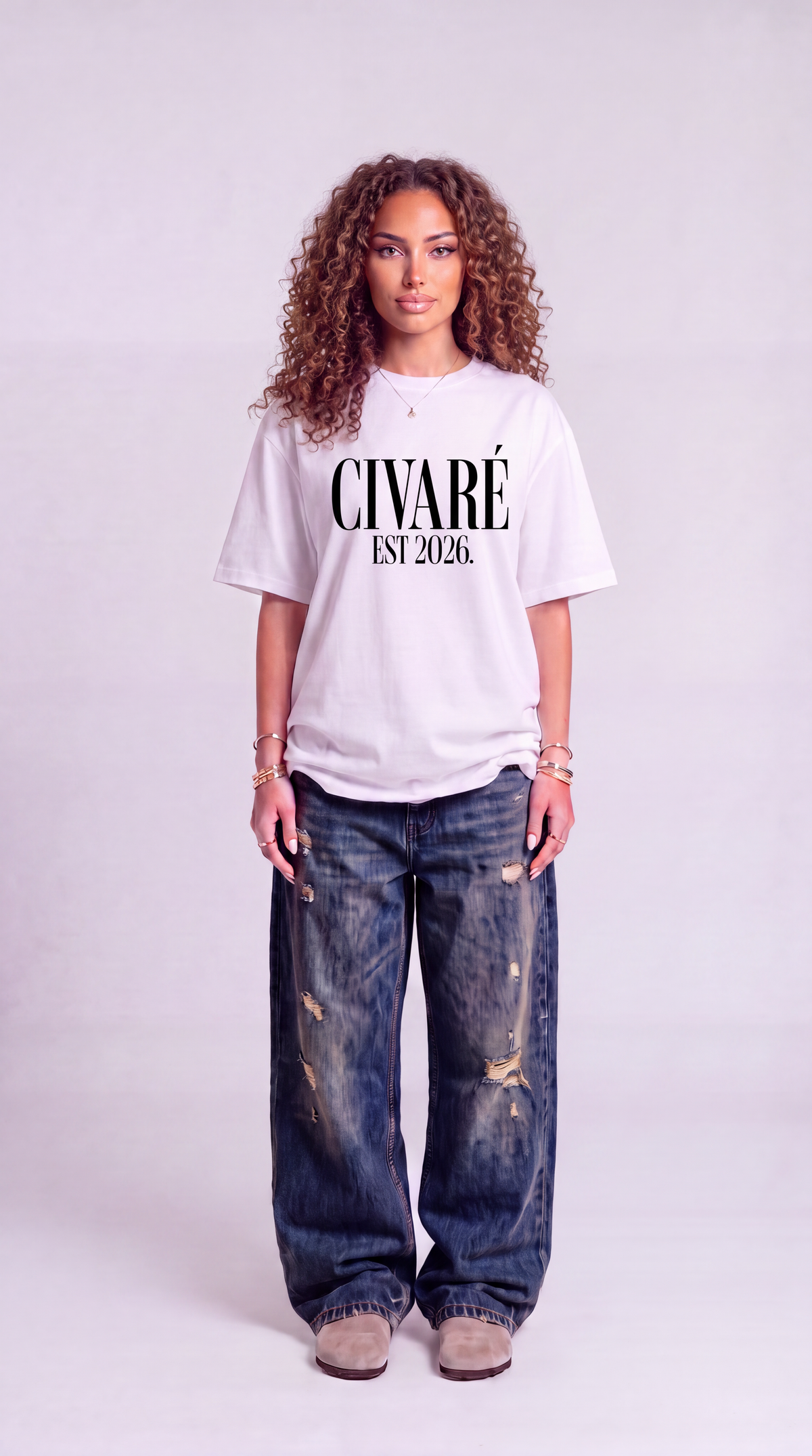 Collective Essential Tee - White/Black