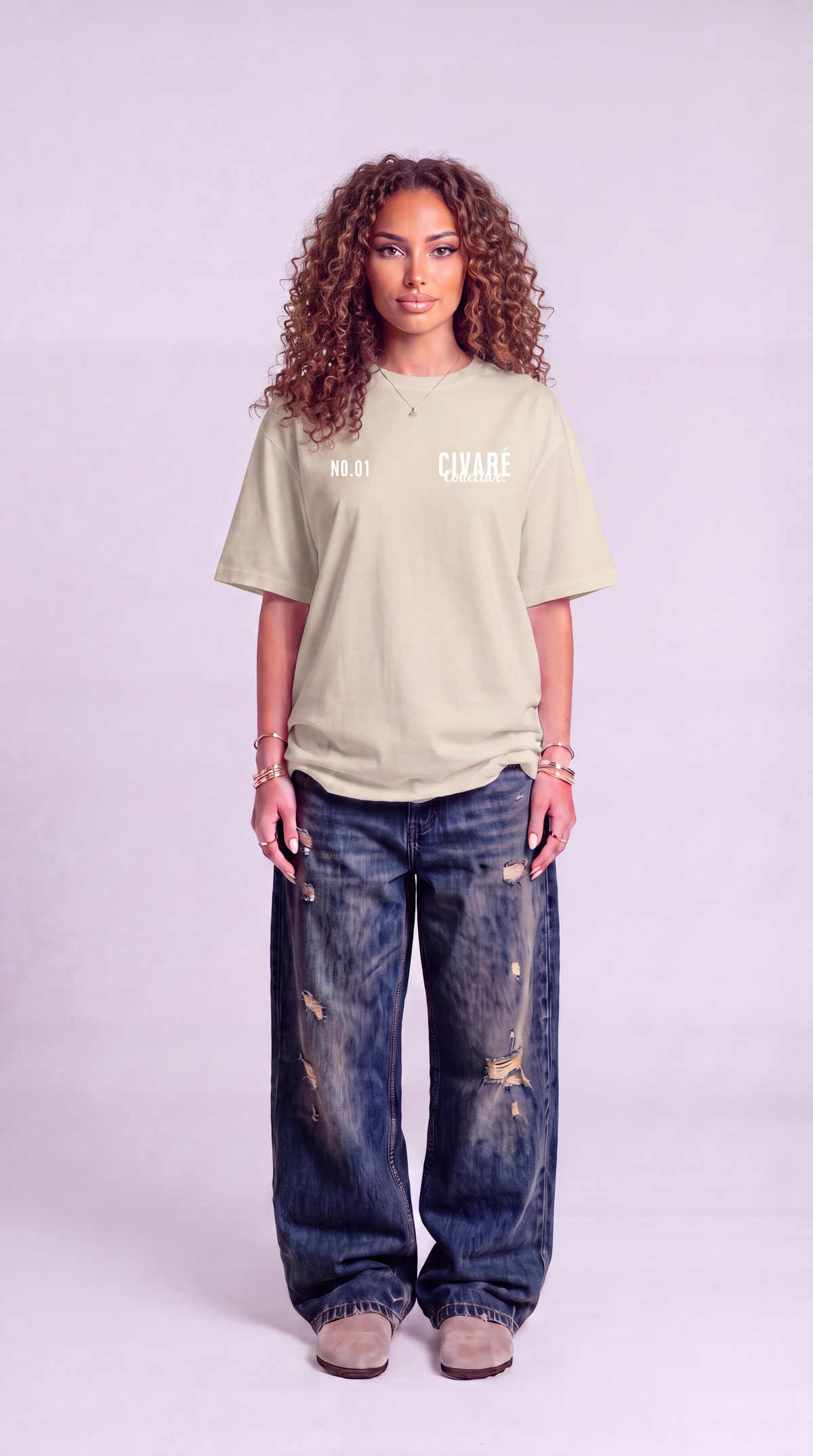 Collective Tee NO.01 - Beige