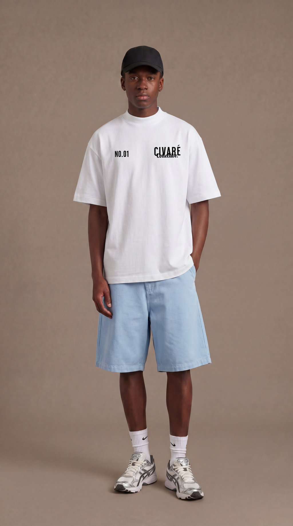 Collective Tee NO.01 - White/Black