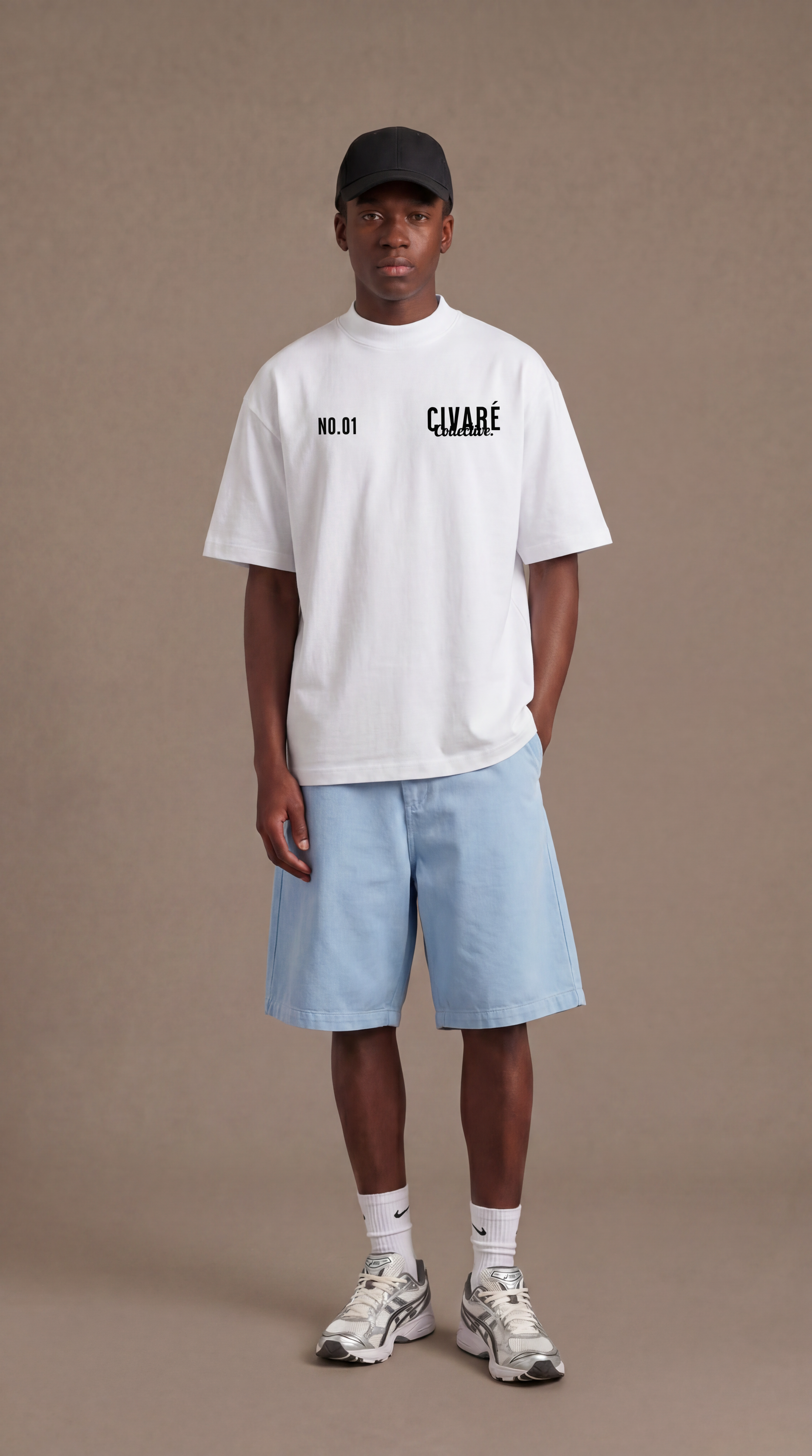 Collective Tee NO.01 - White/Black