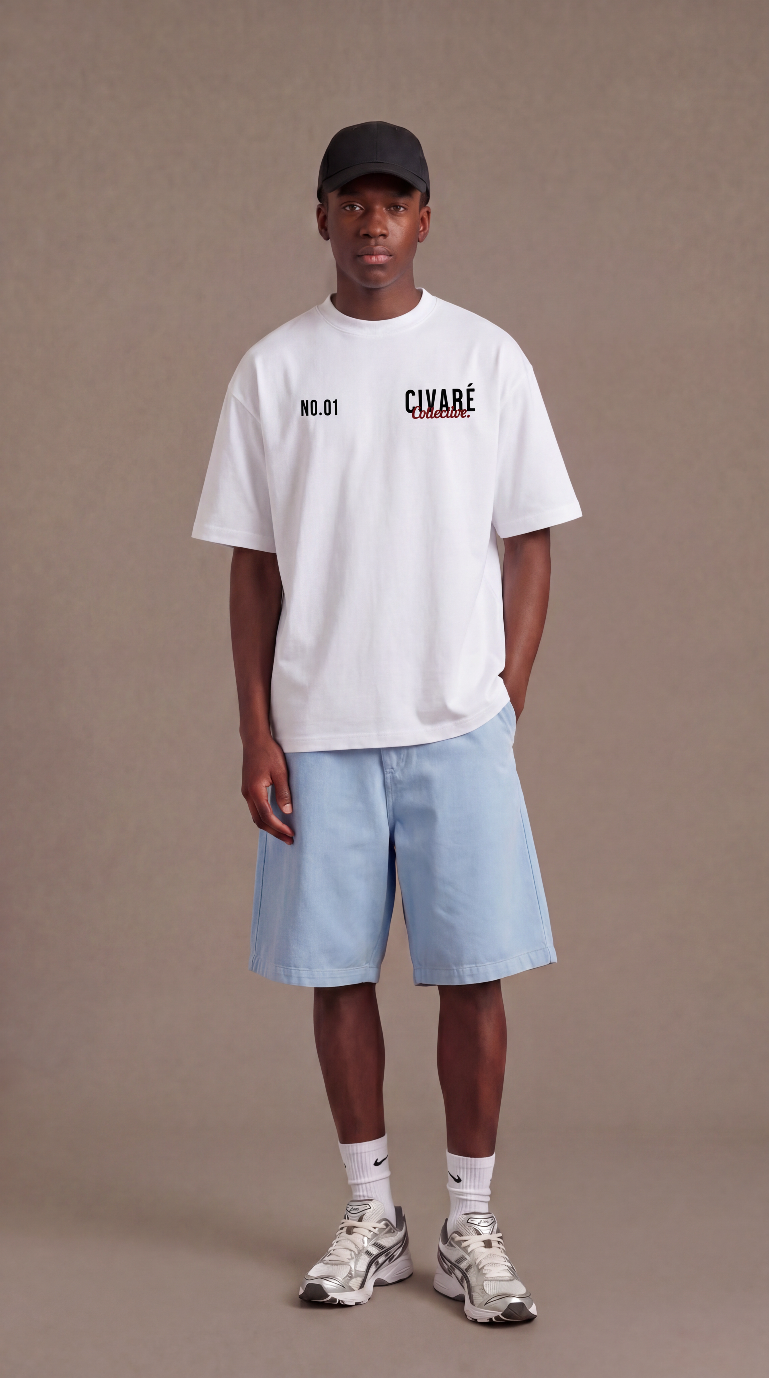 Collective Tee NO.01 - White/Red