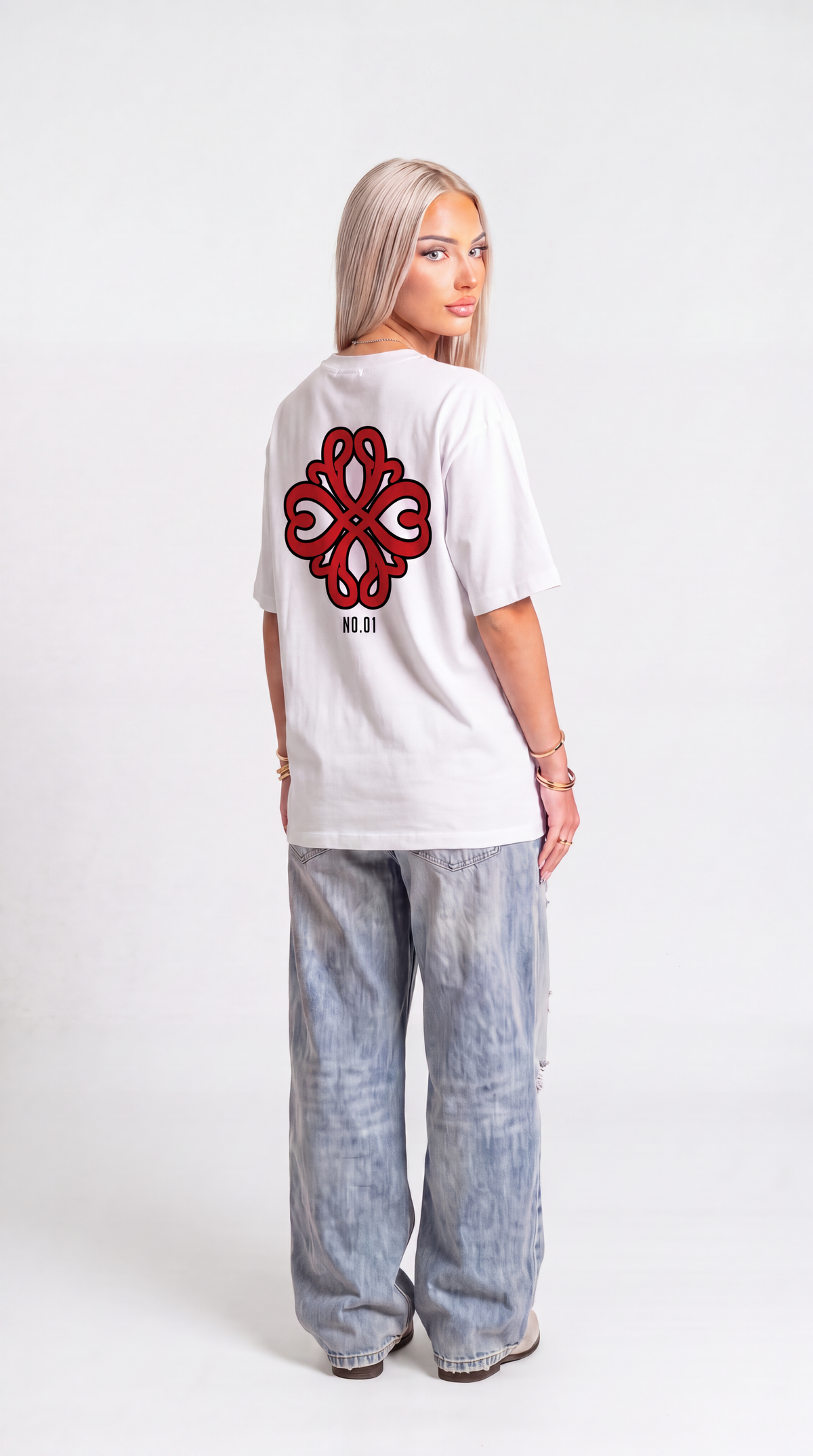 Collective Tee NO.01 - White/Red