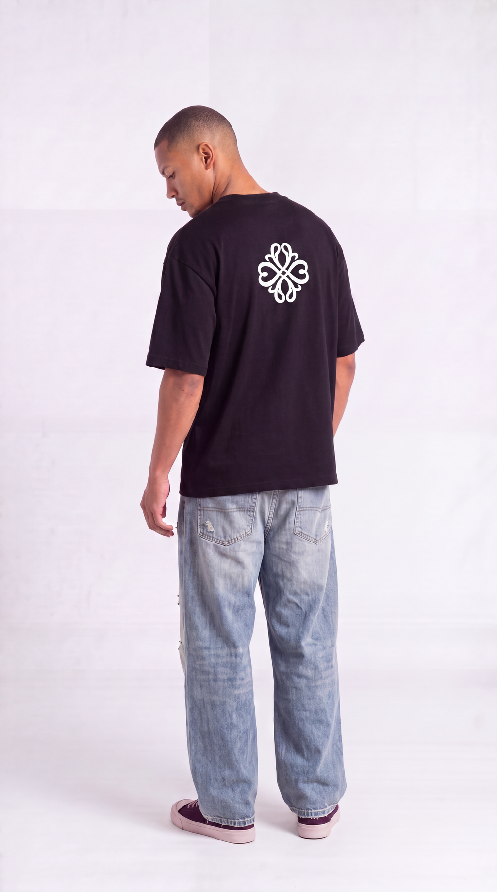 Collective Mirror tee - Black/White